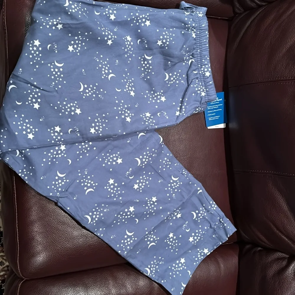 Stars and Moon Portuguese Flannel Pajama Pants - Picture 3 of 3